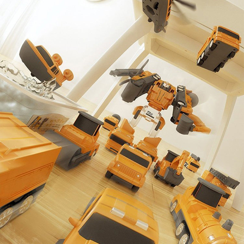 Magnetic Transform Engineering Car Assembled Toys Auto Zusammengebautes Spielzeug Magnetisches Transformation Technik For Kids