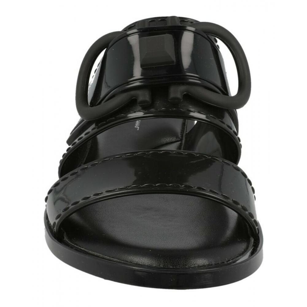 Salvatore Ferragamo Taryn Logo Slides Black