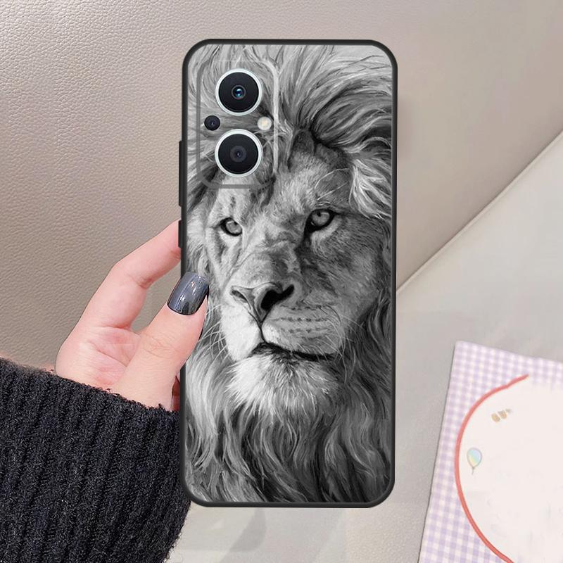 Lions Funda For OPPO Reno 12 14 13 11 10 Pro 11F 12F 13F 14F 7 8 Lite OPPO Find X6 X5 X8 X9 Pro Case