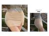 Korean Dongdaemun Stylish High-Waisted Elastic Slimming Slit Short Skirt for Women