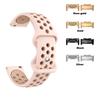 Cinturino Rotondo per Fitbit Charge 6 Asciugatura Rapida Traspirante Sportivo Compatibile con Fitbit Charge 5 Morbido Cinturino in Silicone