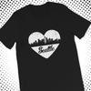 Seattle Skyline Heart T Shirt Washington State Pride Graphic Tee Streetwear Top PNW Cityscape Shirt Pacific Northwest Pride Apparel