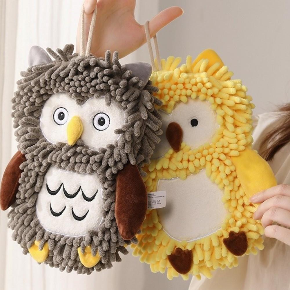 Cartoon Absorbent Hand Towel Soft Hanging Hand Towel Creative Animal Hand Towel  Restaurant