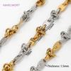 0.5-1 Meter Gold Stainless Steel Large Heavy Oval Chain,Bulk Cable Chains For Jewellery,Handmade DIY Bracelet Necklace Materials