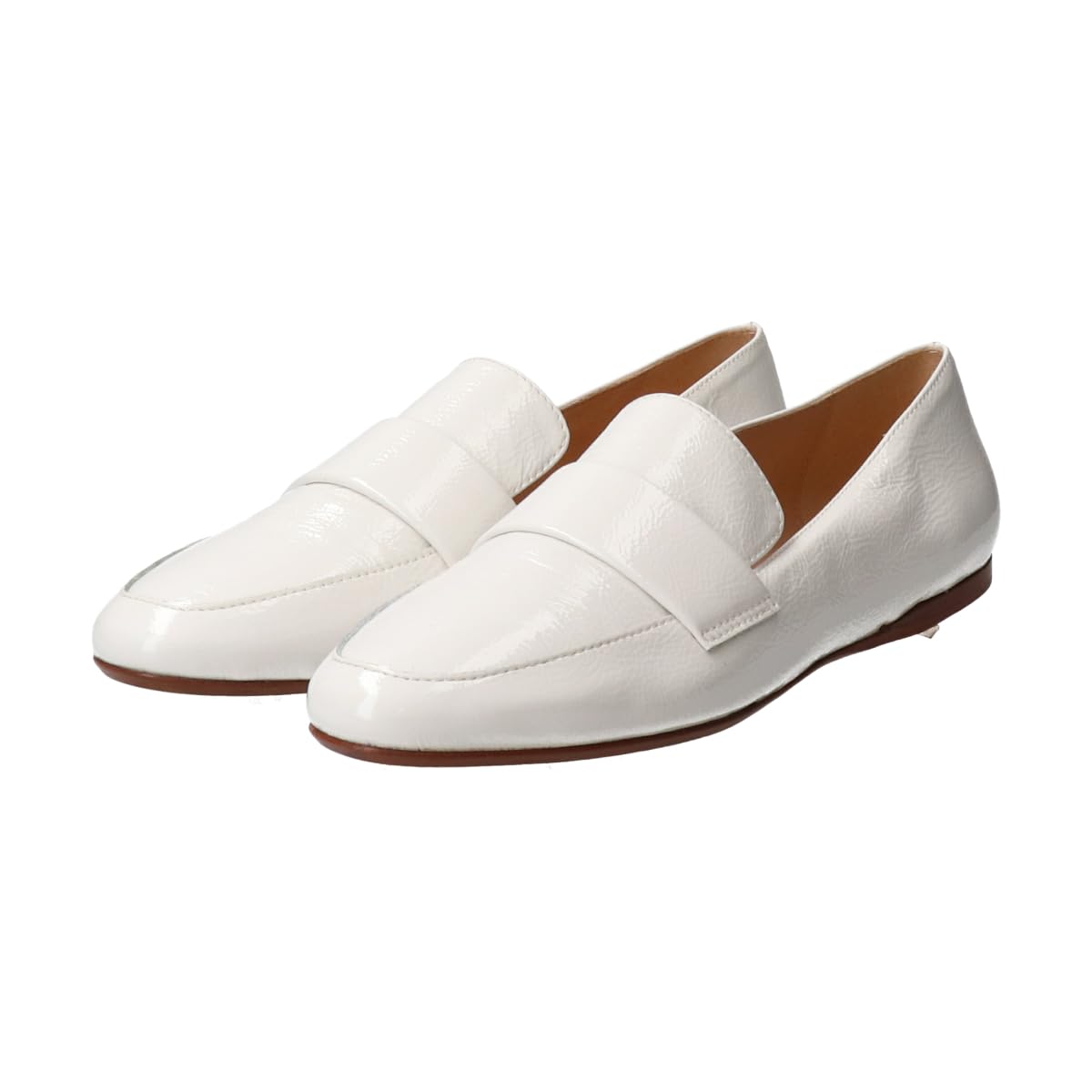 

Loafers Mocha Design Leather Shoes cm [Fabiorsconi] Women s Off-White 24.5