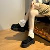 Autumn and winter thick-soled thin cotton shoes new snow boots small Korean version women's shoes short boots cotton boots retro velvet flanged