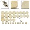 33pcs/set Buffing Wheel Kit Polishing Wheel Wool Wheel Connecting Rod Rotary Tool Electric Grinding Accessories