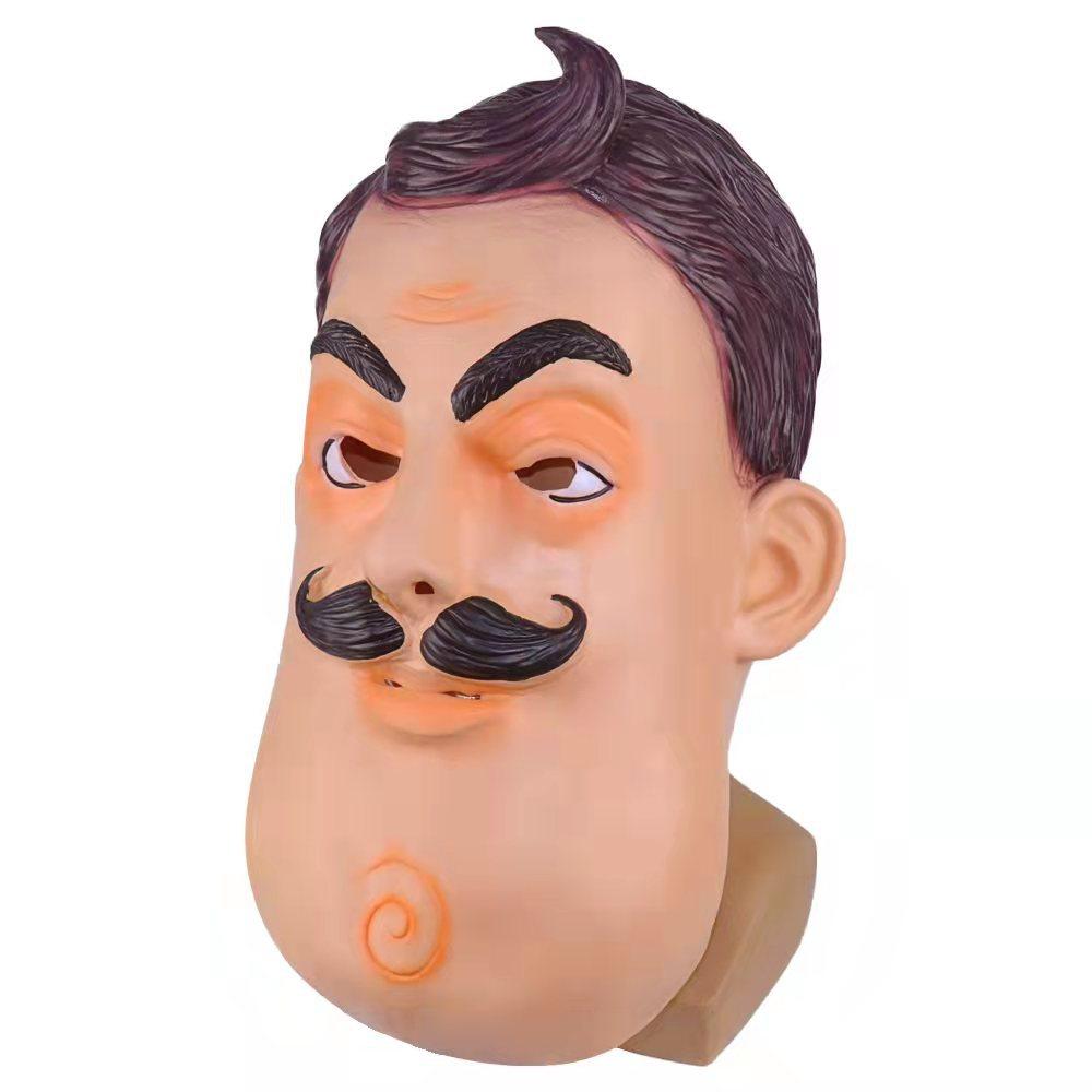 Popular Game Hello My Neighbor Mask Halloween Funny Mask Hello Neighbor Headgear