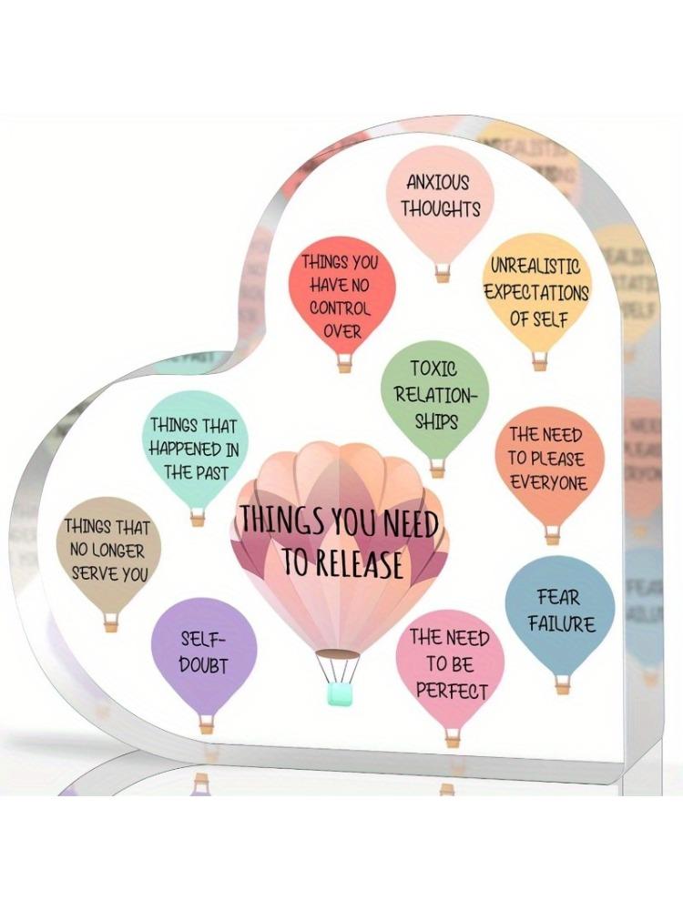 

Вдохновляющий акриловый подарок - Мотивационный сувенир для лучших друзей и коллег чистый