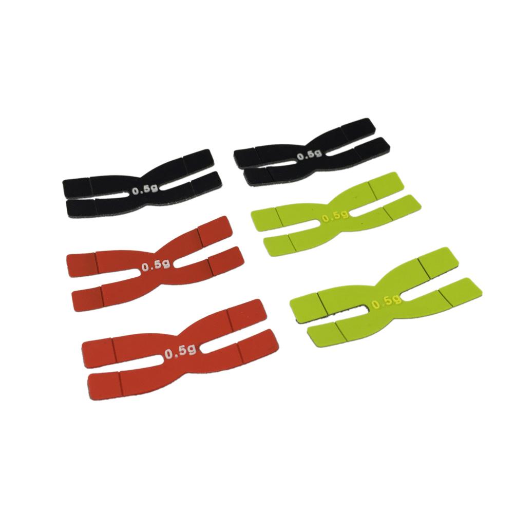 4pcs 0.5g Badminton Racket Weight H-shape/i-shape Design Racket Head Balance Strips For Weight Balance