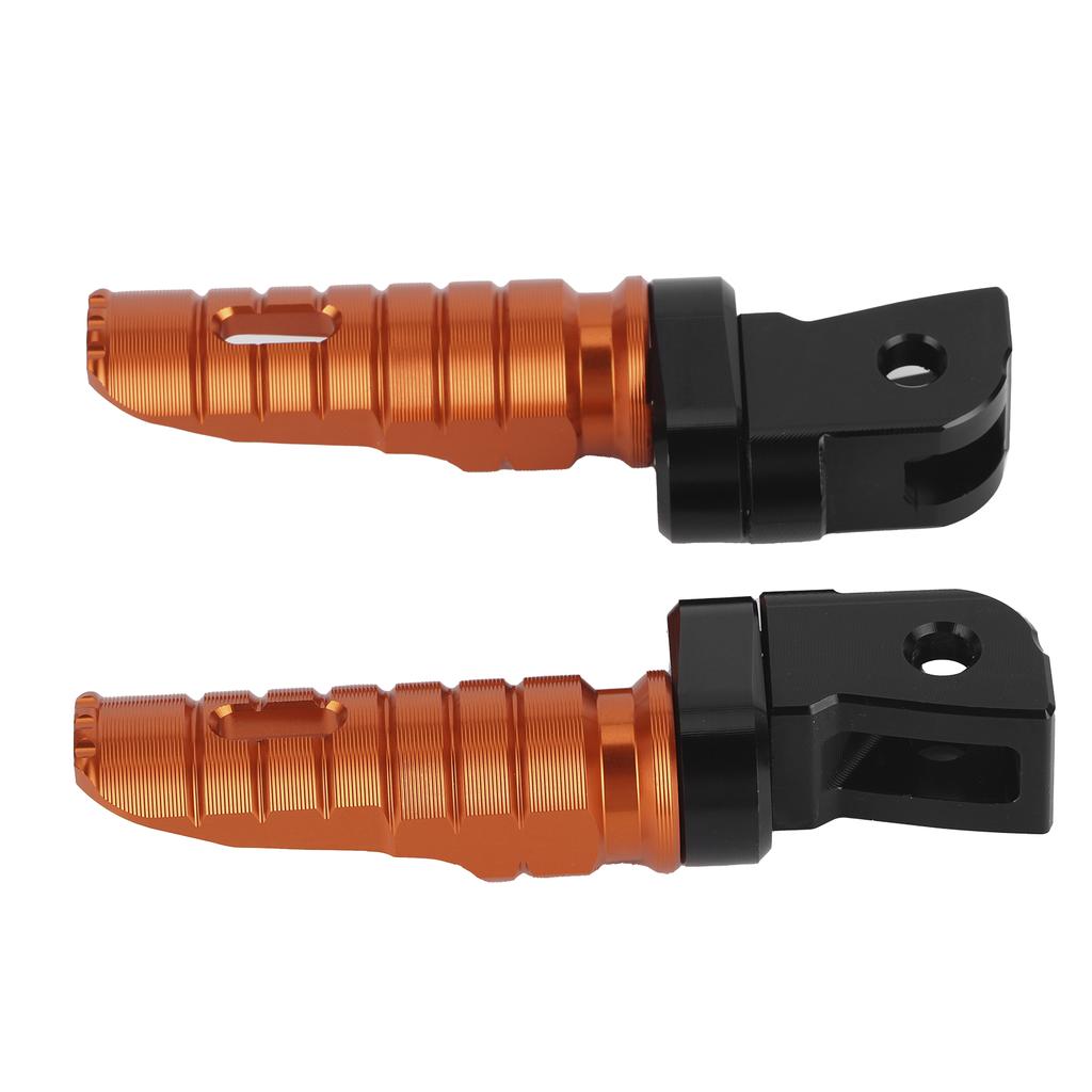 Pair Motorcycle Pedals CNC Aluminium Alloy Footpegs Anodizing Motorbike Foot Rest