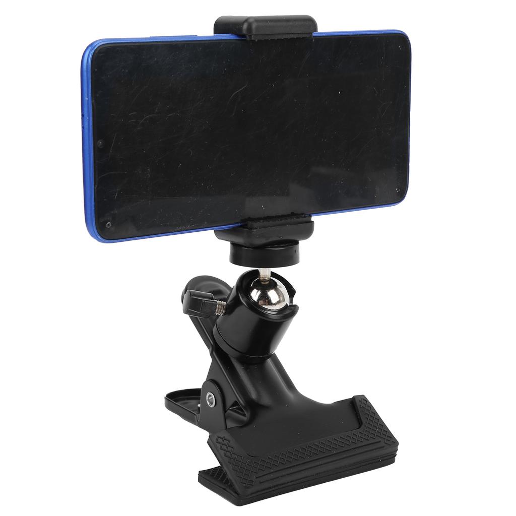 Metal Guitar Bass Phone Holder Live Broadcast Bracket Ukulele Headstock Phone Clip