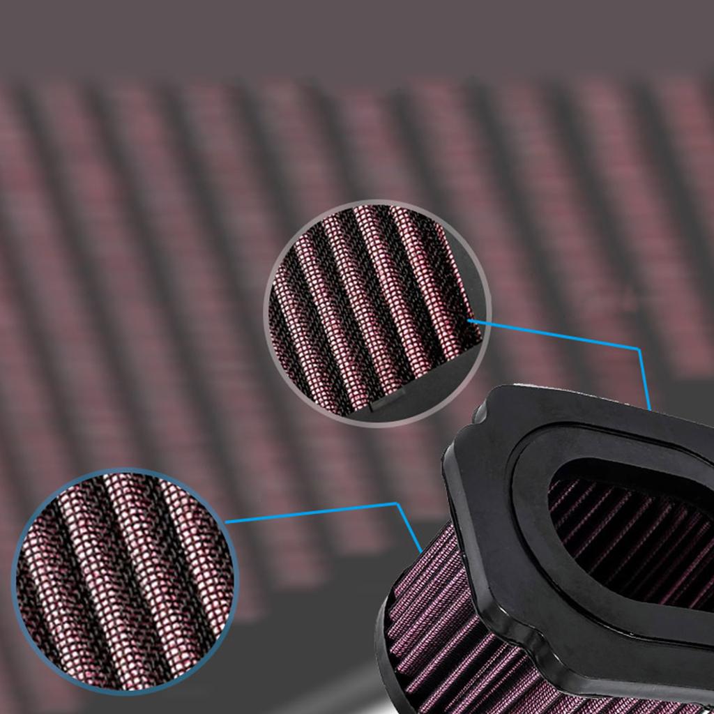 Universal Motorrad Luftfilter Ansaugreiniger Ersatz Motorluftfilter für MT-07 13-19 FZ-07 15-19 XSR700 16-19