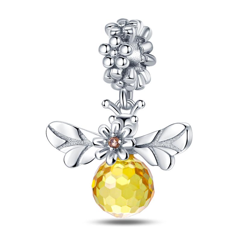 925 Silver Color Fashion Squirrel Maple Leaf Honey Autumn Series Charms Bead Fit 3mm 925 Original Bracelets Fine DIY Jewelry