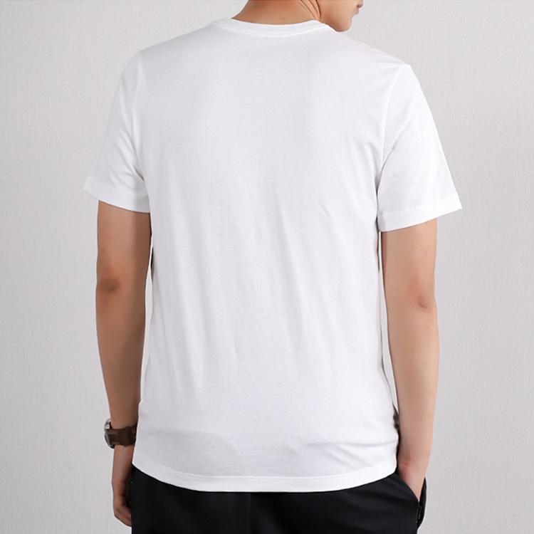 Nike Sportswear Swoosh Short Sleeve T-Shirt Men Tops White CW4305-103