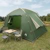 Cabin Tent with Roof Green 300 x 210 x 156 cm Polyester