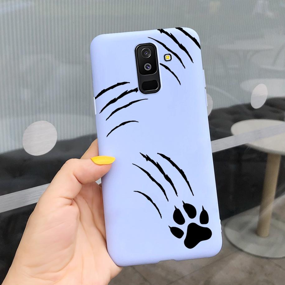 For Samsung A6 Plus 2018 Case Original Butterfly Silicone Funda Soft Protective Cover For Samsung Galaxy A6 2018 A6+ A6Plus Capa