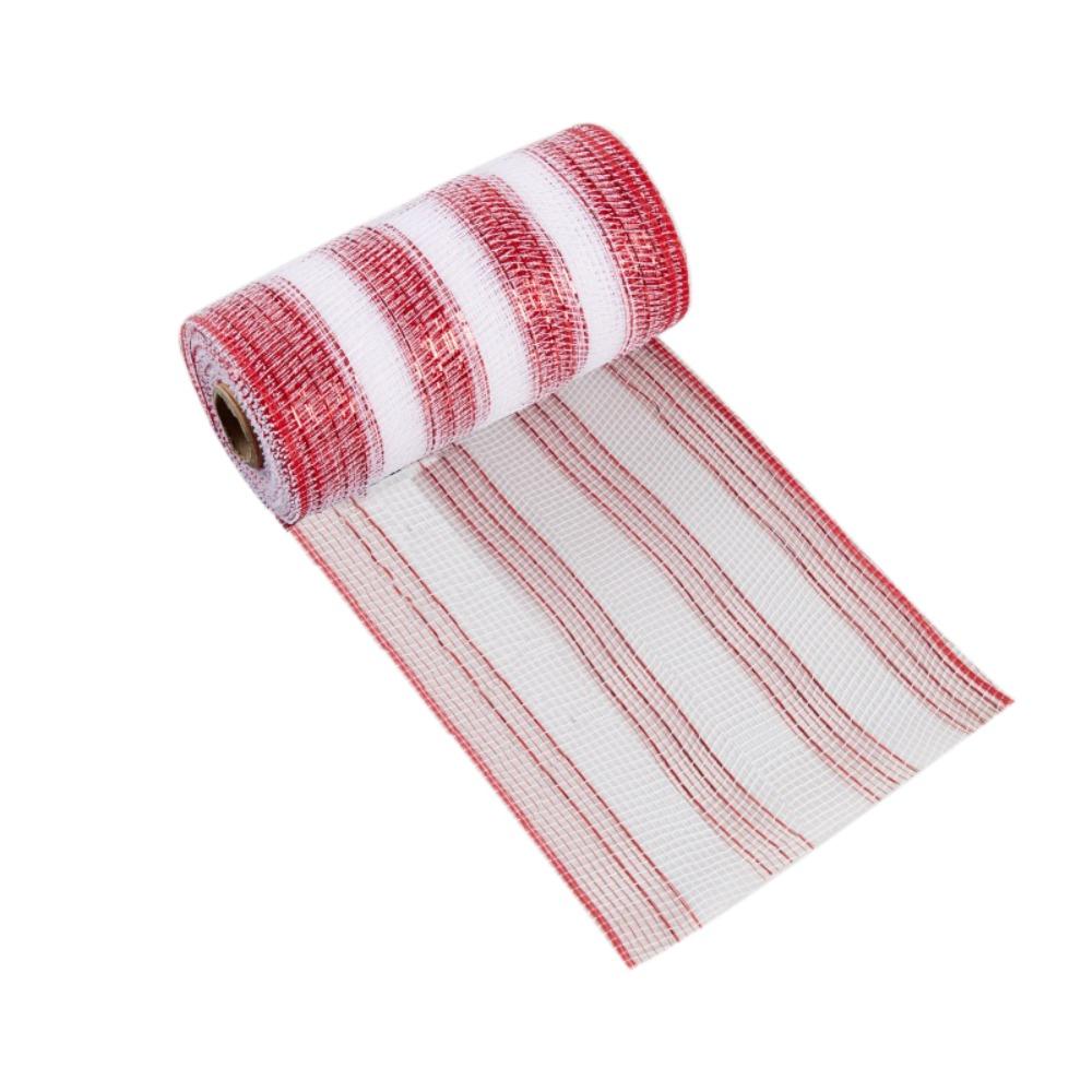 

Colorful 6Inch*10Yard Xmas Tree Ribbon DIY Handmade PP Decoration Ribbon Wreath Ribbon Christmas / New Year