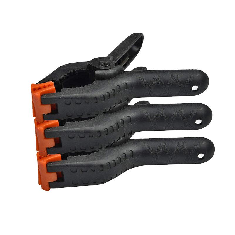 Spring Clamps DIY Woodworking Tools Plastic Nylon Clamps For Woodworking Spring Clip Photo Studio Background