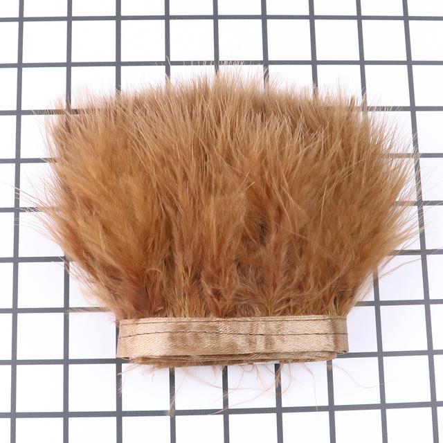 1Meter Fluffy Turkey Feathers Trim Ribbon 8-10Cm Marabou Feather For Craft Fringe Sewing Wedding Party Clothing Dress Decoration