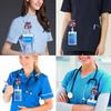 2-Pack Nurse Badge Reels. Retractable ID clips for Registered Nurses & BSNs.