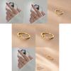 Fashionable Gold Plated Copper Adjustable Geometric Round Ring With Dazzling Diamonds