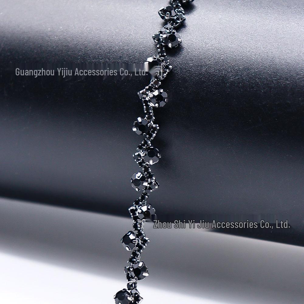 Crystal Rhinestone Claw Chain for DIY Accessories and Clothing Decoration