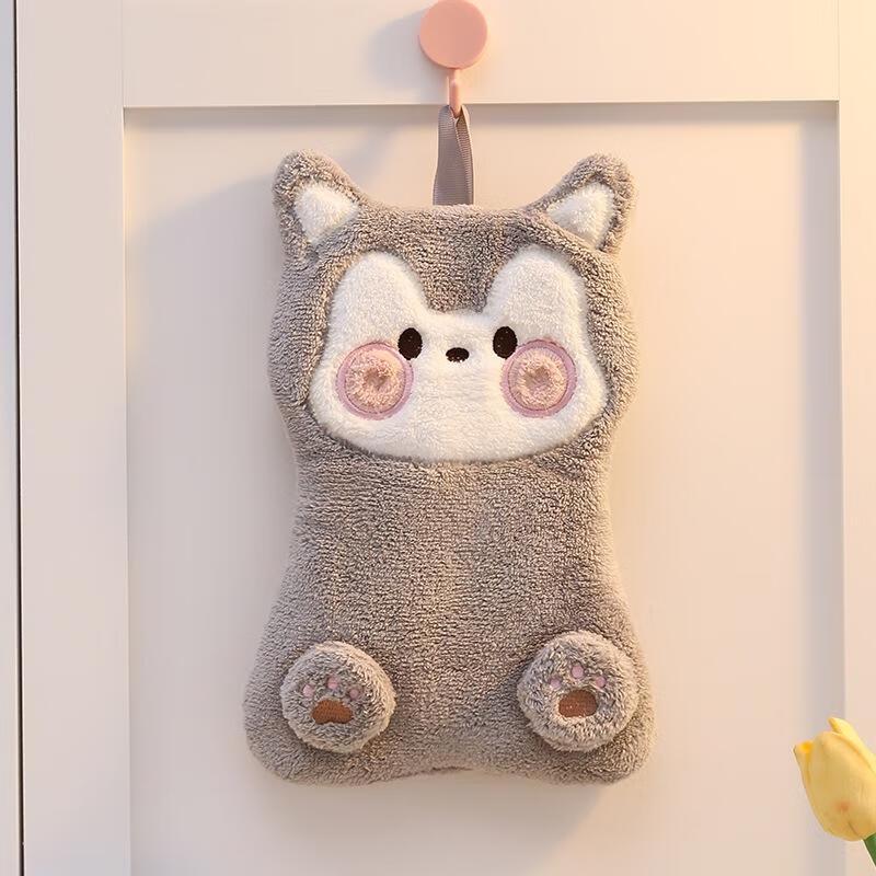 JINGRUIXIANG Cute Cartoon Hanging Hand Towel