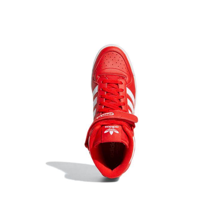Adidas Forum Mid Red Men Sneakers Cloud-White GY5792