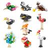 Peacock & Parrot Interlocking Building Blocks for Kids - Educational Toy Set