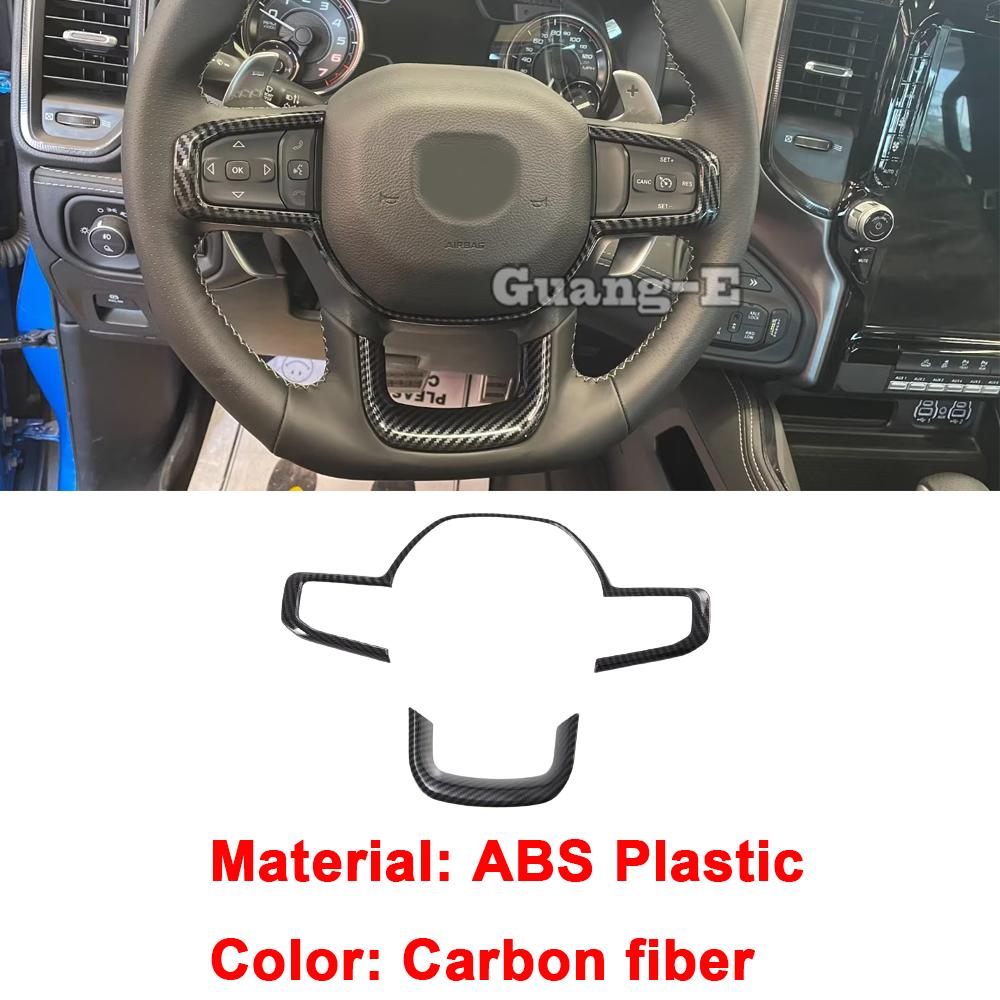 For Dodge Ram 1500 TRX   2024 ABS Steering Wheel Frame Dashboard Armrest Handle Panel Air Outlet Vent Trim Gear