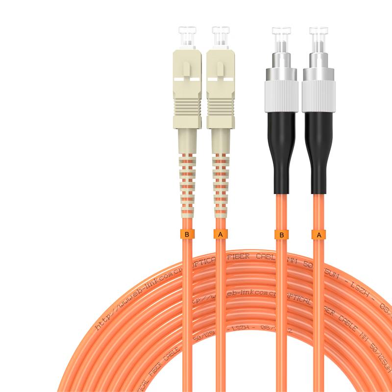 EB-LINK Engineering Telecom-Grade OM2 Duplex Fiber Optic Patch Cable
