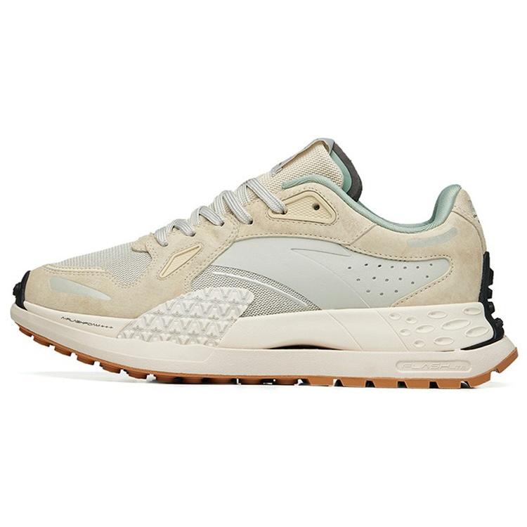 (WMNS) ANTA Running Series Sneakers Beige Green Grey Women s 122225560A-1 EU 36.5