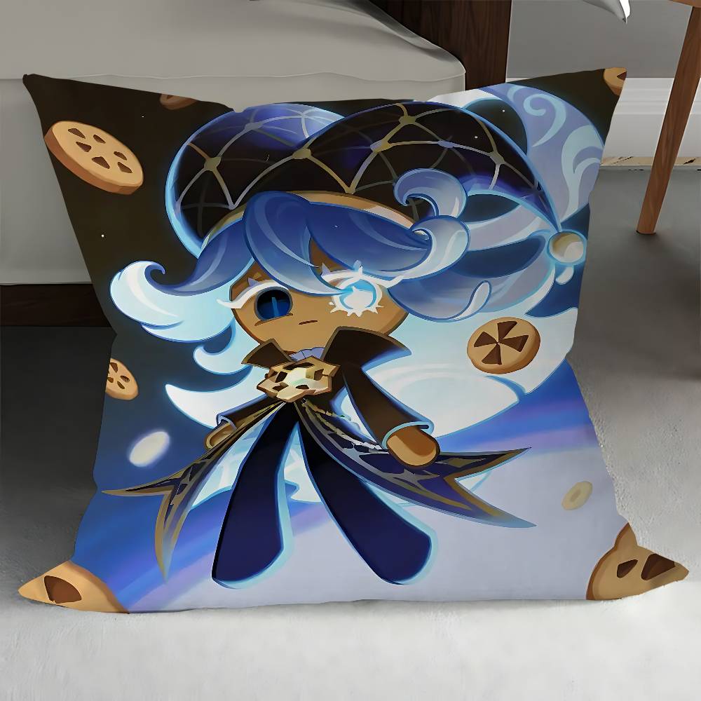 

Игра-Cookie Run Kingdom Наволочка Мультяшный Подарок Наволочка Декор Спальни Дома Дивана Кресла Сиденья Наволочка 18x18Inch