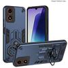 Dual Finger Ring Armor Cover for Motorola Moto G04 G24 E14 Case for Motorola Moto G04S 2024 Rotate Metal Bracket Kickstand Case
