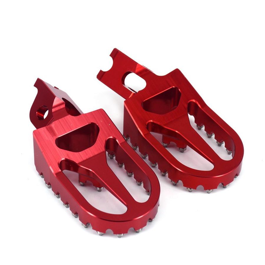 2*Pedals Foot Rests For Honda CR125/250 CRF250R/X CRF450R/X CRF250L/M  KAWASAKI