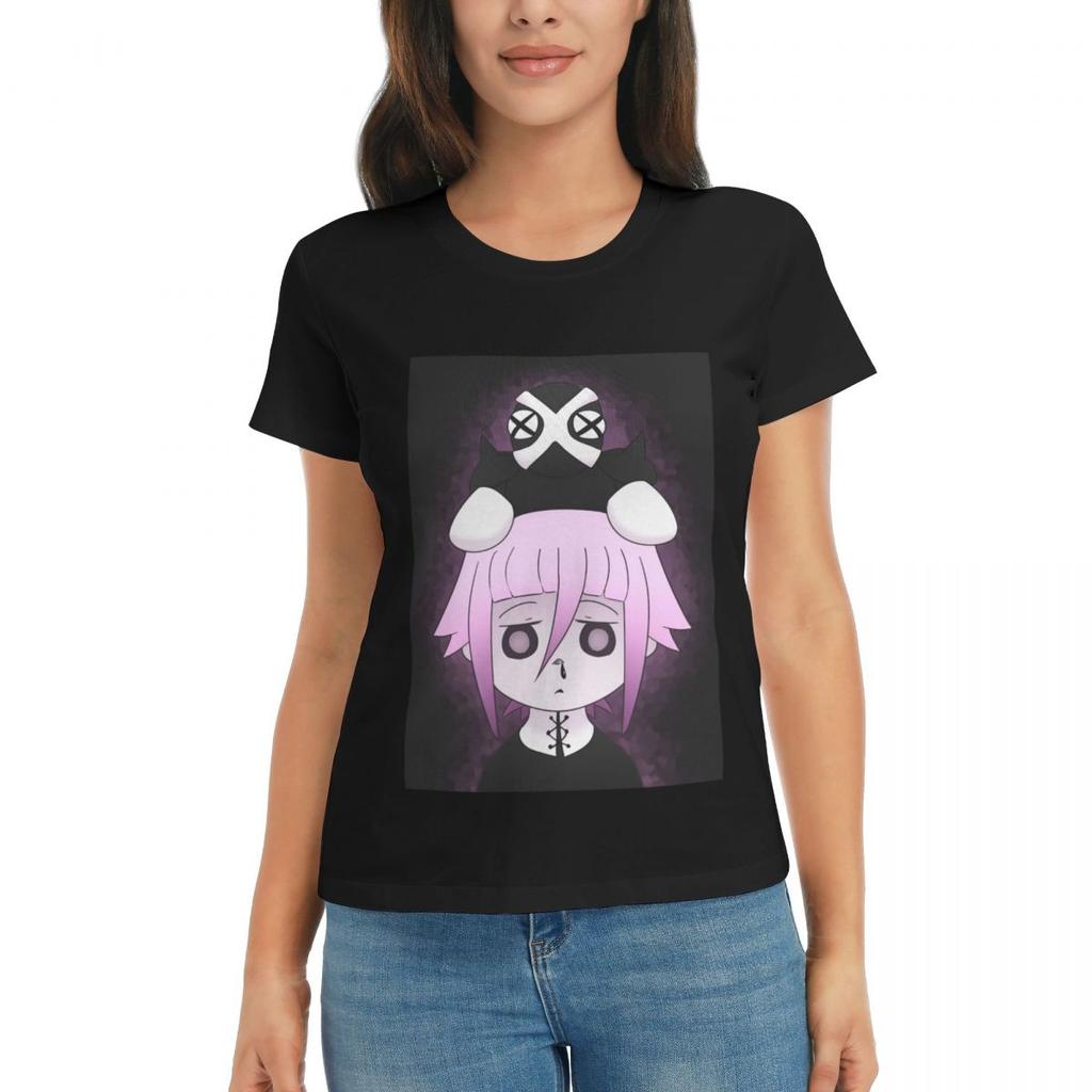 Women TShirt Crona And Ragnarok Soul Eater Summer Short Sleeve Tees ONeck Cotton T Shirts Clothes Tops Streetwear