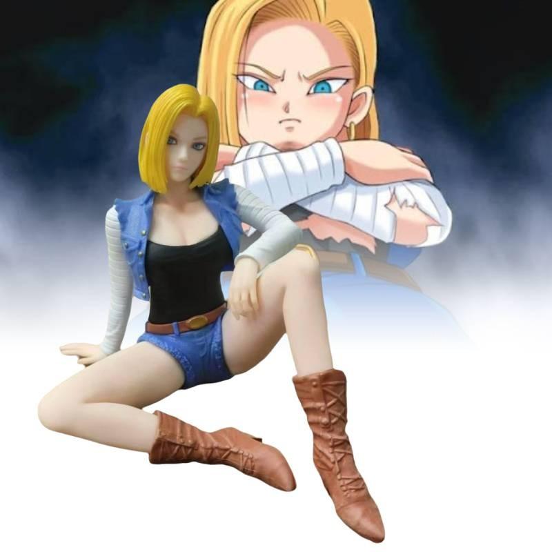 Ball Dragon Android 18 Figurine Cowboy Set Anime Model Toys Ornament Statuary