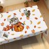 Herbst Kürbis Ahornblatt Bezaubernde Katze Tischdecken Thanksgiving Herbst Wasserdichte Tischdecke Hochzeit Heimparty Esstischdeko