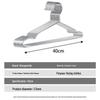 Stainless Steel Non-slip Adult Hangers, 20-Pack