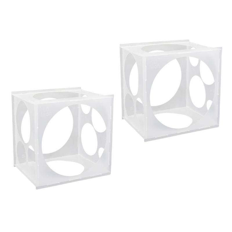 Multipurpose Clear Balloon Measurement Container Removable Balloon Measuring Guage Box For Birthday Wedding Christmas 1