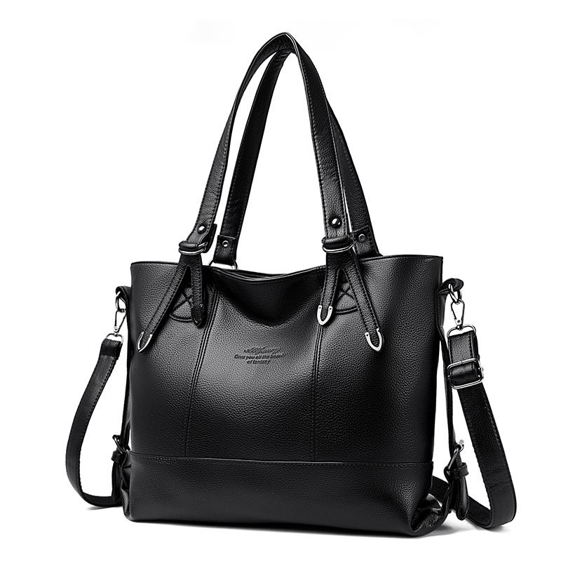 Stylish Faux Leather Shoulder Bag Women's Large Capacity Tote Bag