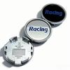 4pcs Racing Letter Sport Logo Emblem Car Wheel Center Caps 58MM Clips 53MM Wheels Hub Cap Rim Hubcaps Dust Cover Car Accessories