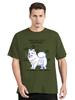 Anatomy Of A Samoyed Funny Dog Body Classic T Shirt Unisex Oneck Cotton Tshirt Funny Clothing Oversized Tshirt Tees