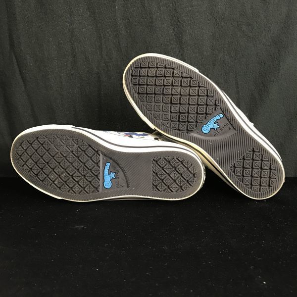 Disney × Converse Mickey High-Top Sneakers White Light Blue 23.0cm(USED)