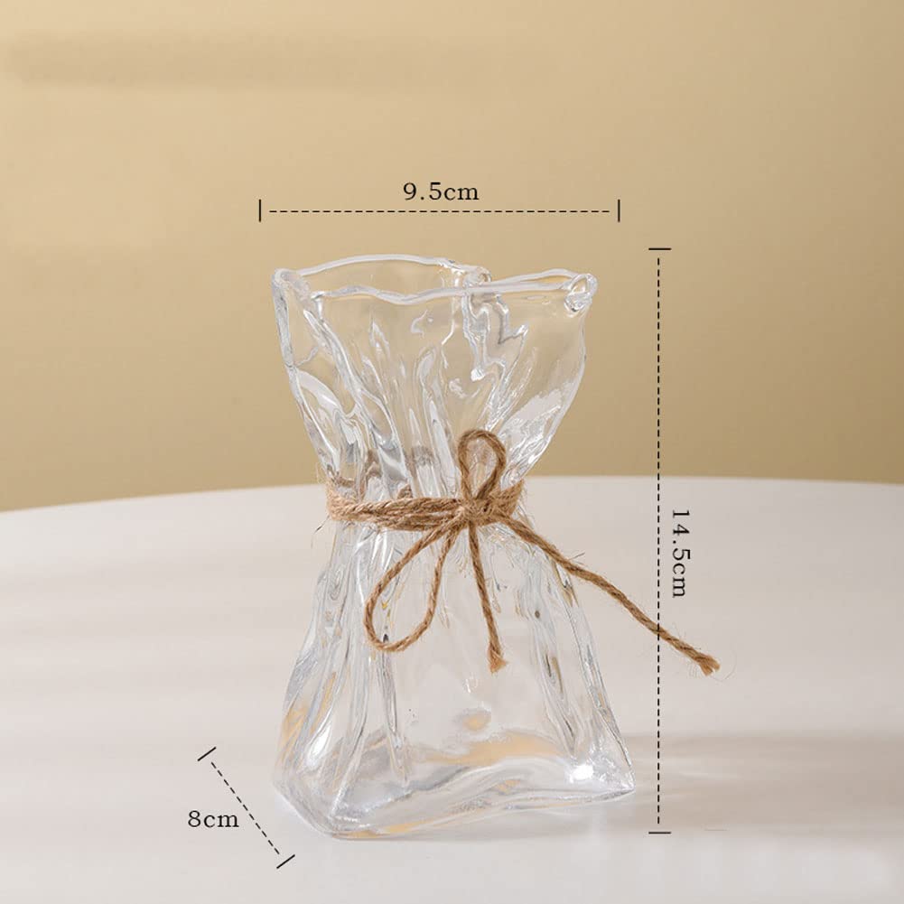 flower random shape single flower fresh dried interior height Korean flower glass vase Vase, stylish, base, design, Aurora, glass, cute, small, vase,