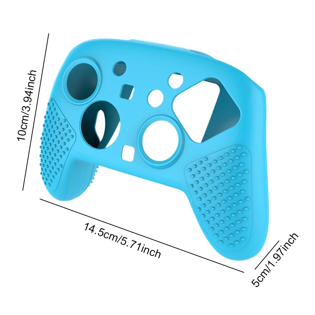 

Silicone Protective Skin Case For Nintendo Switch 2 Pro Controller Rubber Shell Skin Protection Cover For NS2 Pro Game Accessory синій