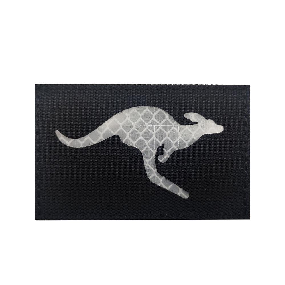 

Тактическая нашивка с вышитым 3D-кенгуру, отражающая инфракрасные лучи, на липучке