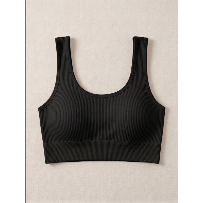 Women Seamless Shockproof Sports Tank Top Beauty Back Push Up Gym Yoga Workout