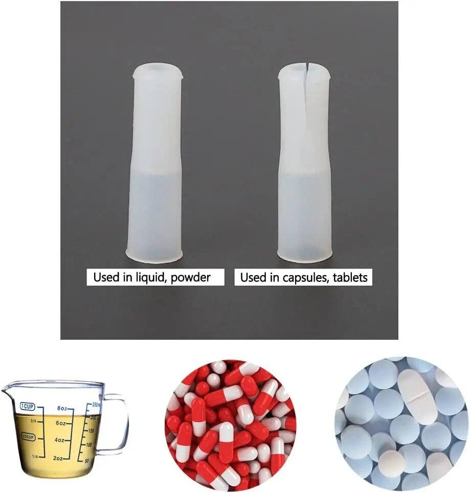 Cat Pill Shooter Pet Piller Gun Dog Pill Shooter Cat Tablet Soft Tip Siringa Pet Medical Feeding Dispenser Strumento per piccoli animali